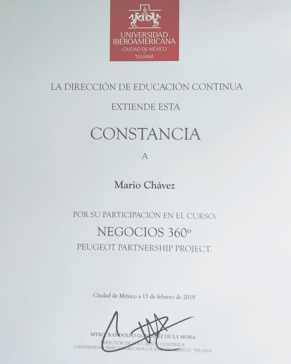 Certificado