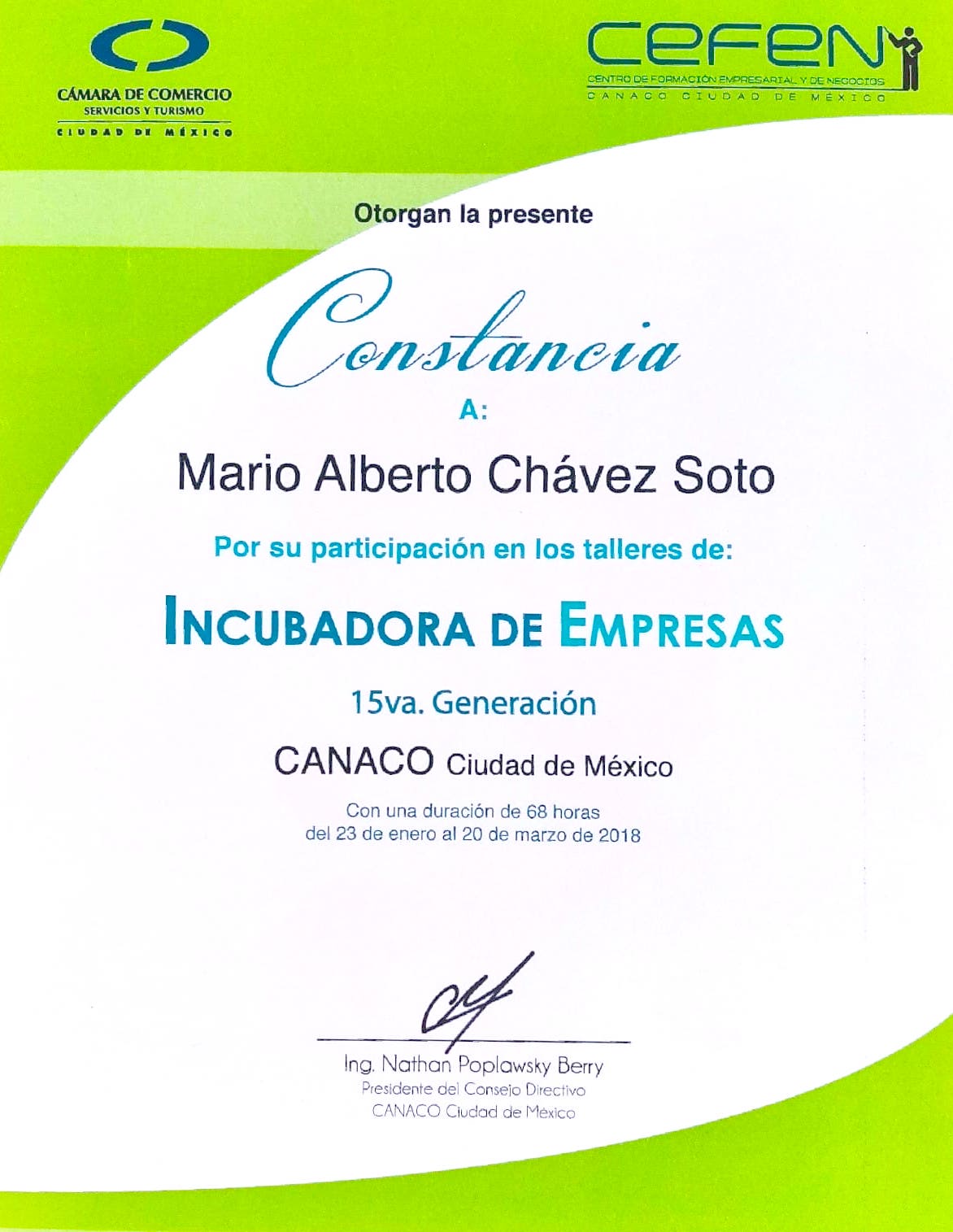 Certificado